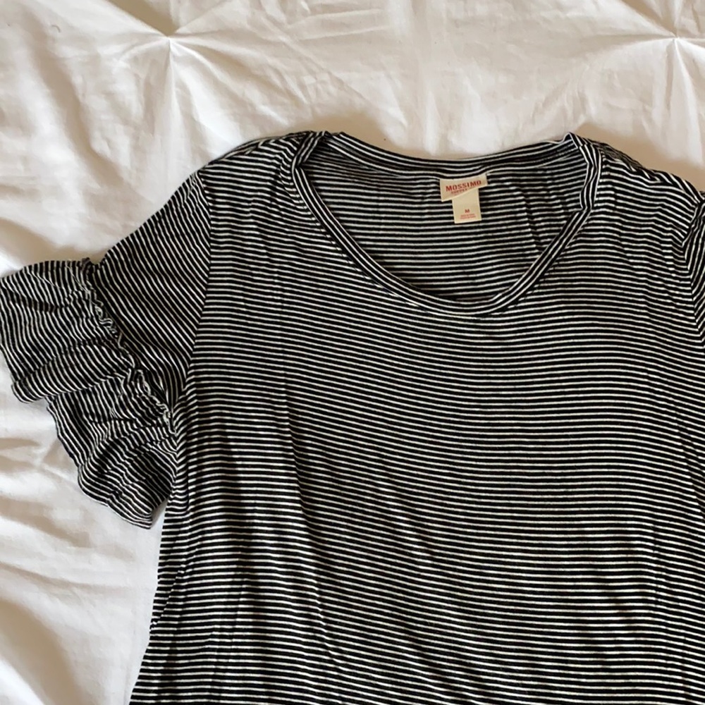 Black & White Striped T-shirt dress- Mossimo